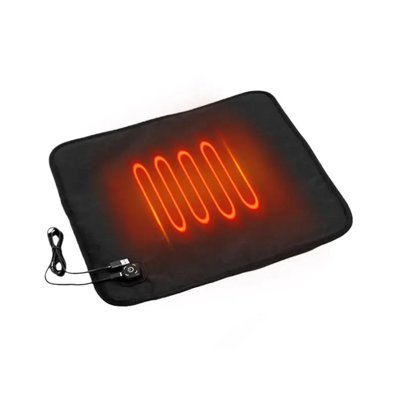 

Heated Stadium Seats for Bleachers Winter Heated Seat Cover with USB Port Portable Office Chair Heating Pad Heating Seat Pad