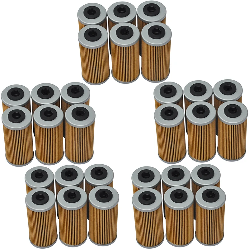 

OZOEMPT 30PCS Motorcycle Oil Filter Apply to SM 4.5i F 04-15 500 SEF Factory 19-21 SE 5.1i F 04-13 SM 5.1i F 04-10