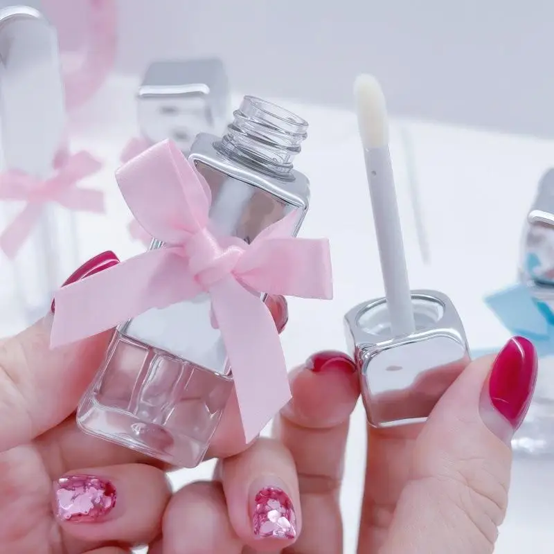 ลิปสติก ขนตาปลอม แท่งหนา อุปกรณ์เดินทาง ขวดรีฟิล 2.5 มล. ลิปกลอส หลอดเปล่า ทรงเหลี่ยมแบบไม่สม่ำเสมอ ลายคลื่นน้ำ กลอส