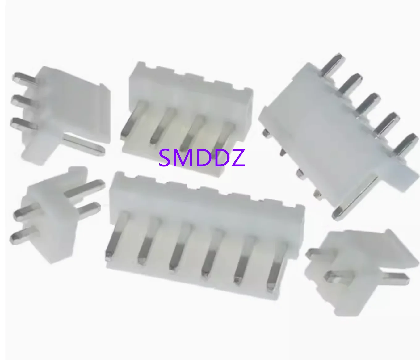 Package of 1000pcs VH3.96mm spacing straight pin socket white seat 2A3A4A5A6A/P/position connector