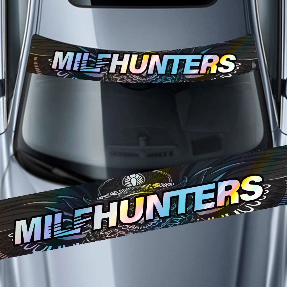 

MILFHUNTERS Car Decorative Waterproof Front Windshield Personalized Creative Stickers Car DIY Fashionable New Styling Decal