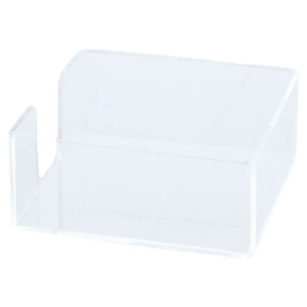 Square Acrylic Napkin Holder Clear 5.3 X 5.3 X 2.16 Inches Tabletop Freestanding Tissue Dispenser Standing Napkin Dispenser