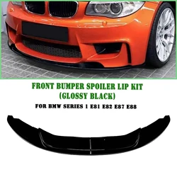 Front Lower Spoiler Lip Flare Splitter Blade For BMW 1 Series E81 E82 E87 E88 1M 2004-2013