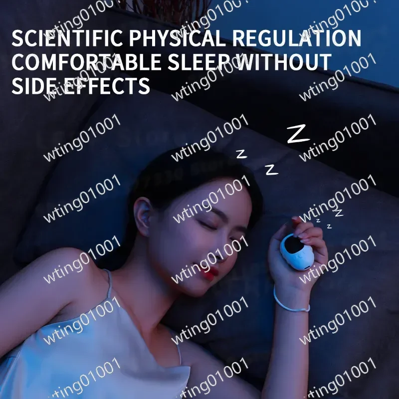 for Micro Current Intelligent Sleep Aid Device Handheld Low Frequency Pulse Massager for Insomnia Relief Silent Decompression