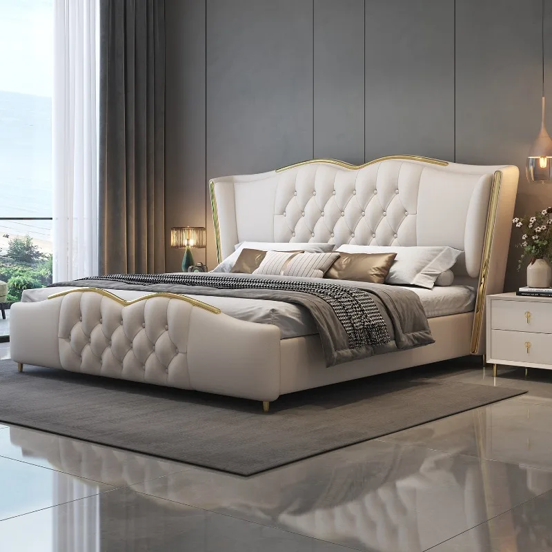 

Headboard Bedroom Bed Twin Nightstands Frame Sleeping Bed Storage French Lounge Muebles Para Dormitorio Home Accessories