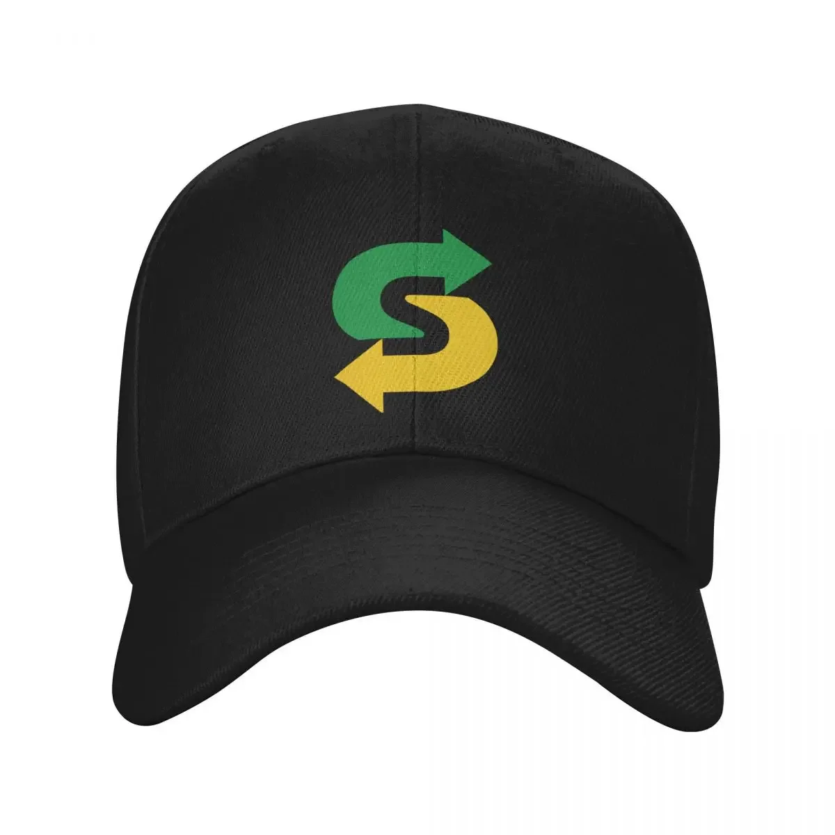 Unisex Subway engraçado Baseball Cap, Ajustáveis chapéus do poliéster, Casual Truck Driver Hat, Moda