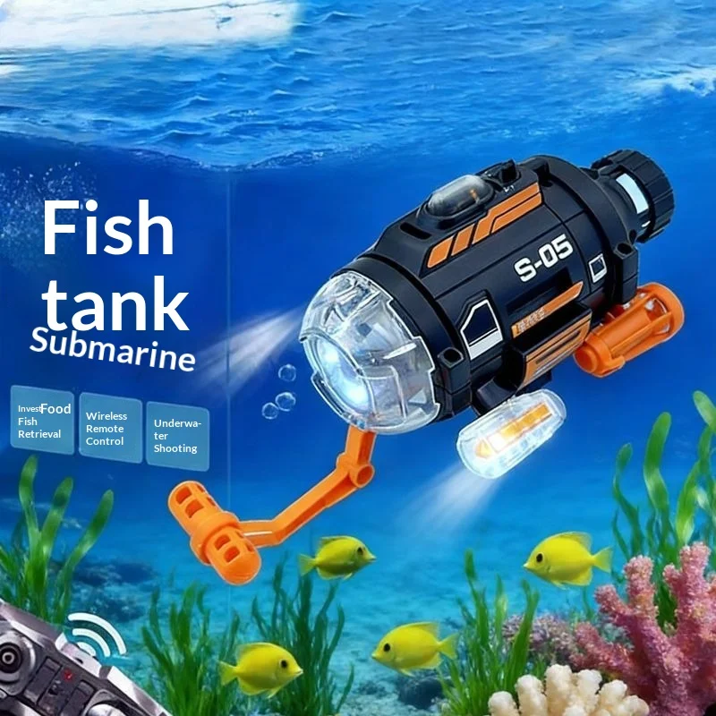 RC Submarine With camera photograph video Remote Control Boat LED light USB Chargeable Electronic RC Pigboat Toys For Kids Gift