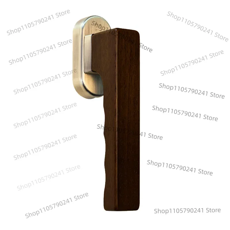 Broken Bridge Aluminum Alloy Door Window Handle Solid Wood Modern Minimalist Lever Sash Handle for Home Hardware, 1pc
