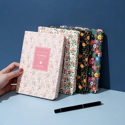 A5/A6 Arrival Cute PU Leather Floral Flower Schedule Book Diary Weekly Planner Notebook School Office Supplies Kawaii Stationery