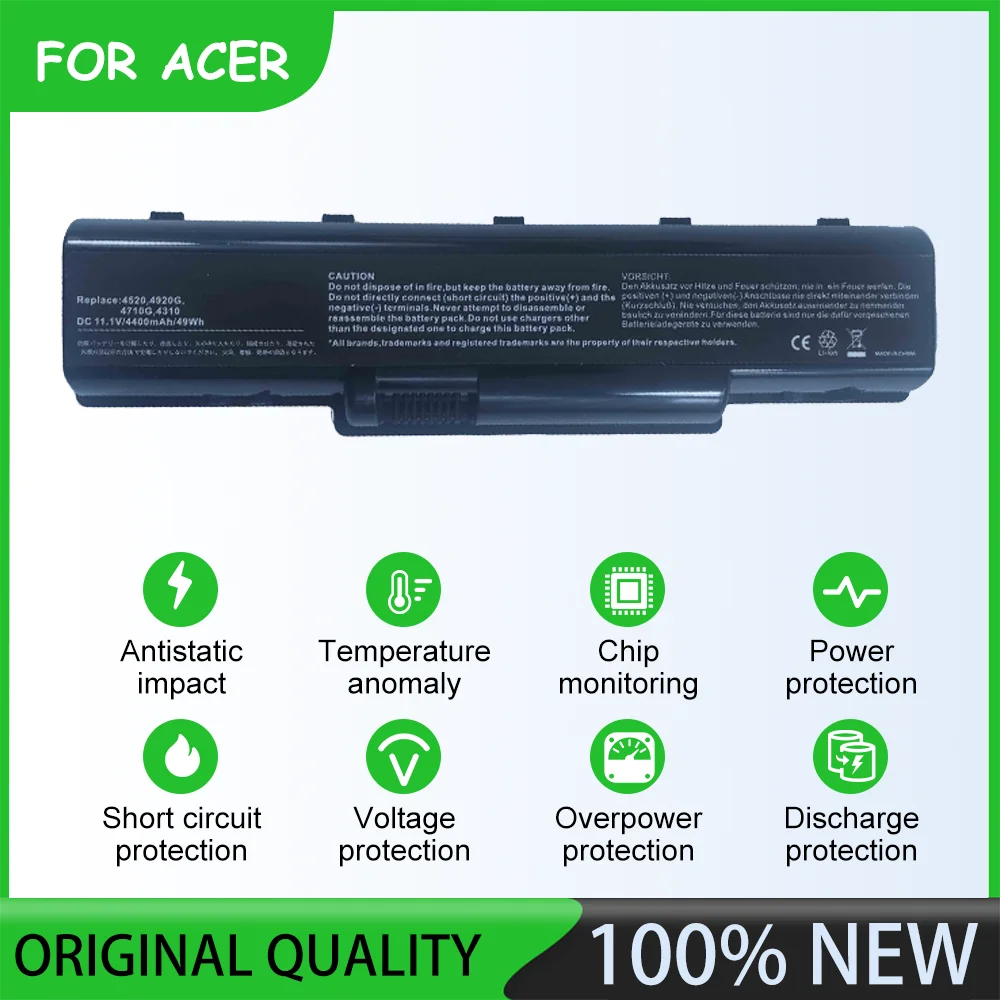 10.8V  5200mAh 4310 Laptop Battery For ACER Aspire 4730ZG Aspire 4730Z Aspire 4530 Aspire 4920G-3A2G16Mn Aspire 4920-1A2G12Mi