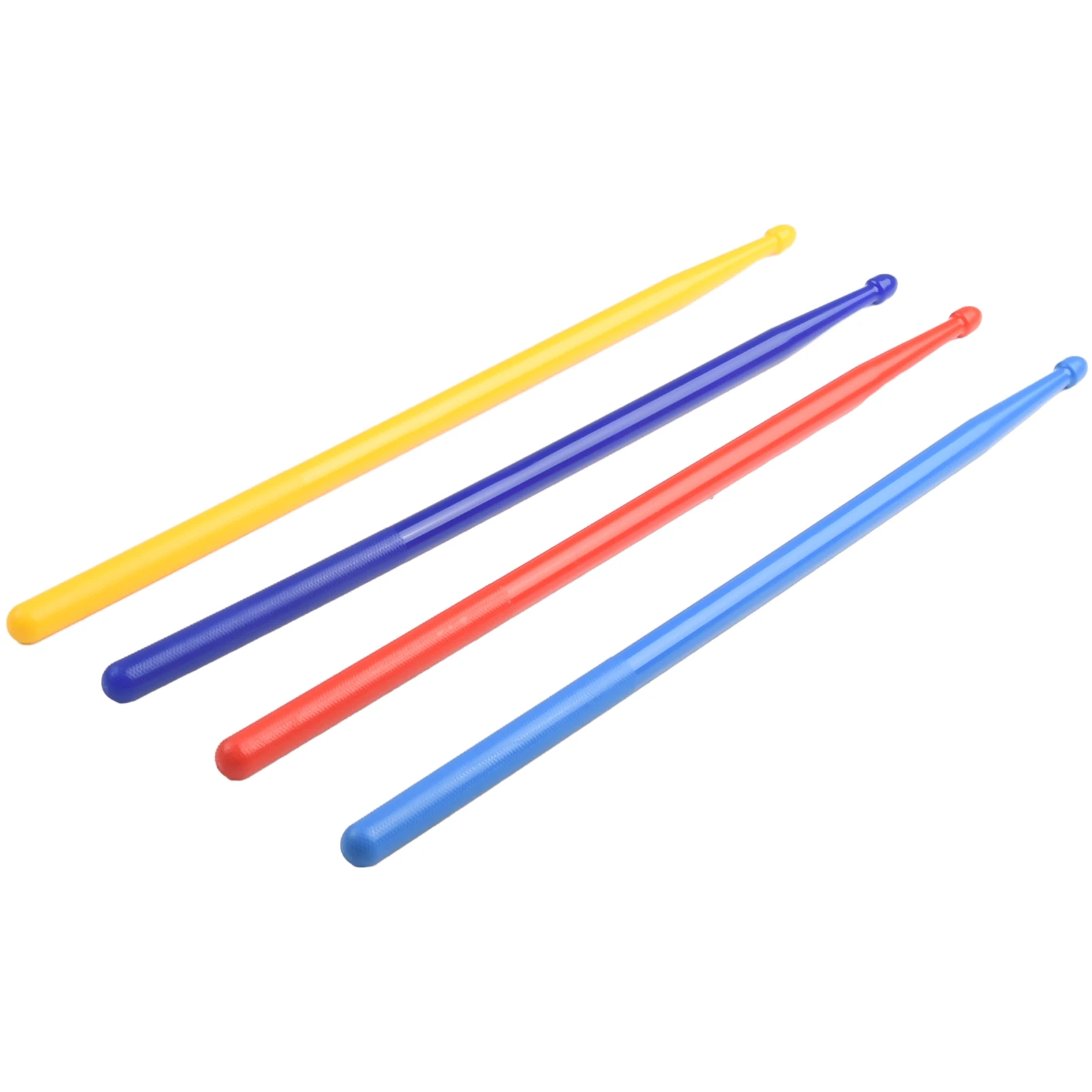 High Quality Musical Instruments Drumsticks 1 Pair 406mm 5A Nylon Colorful Trendy Drop-shaped Head Threaded Handle