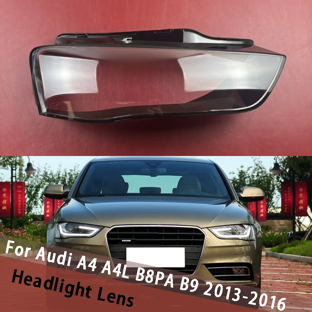 

Для Audi A4 A4L B8PA B9 2013 2014 2015 2016 корпус фары крышка прозрачные абажуры лампы корпус маски линзы