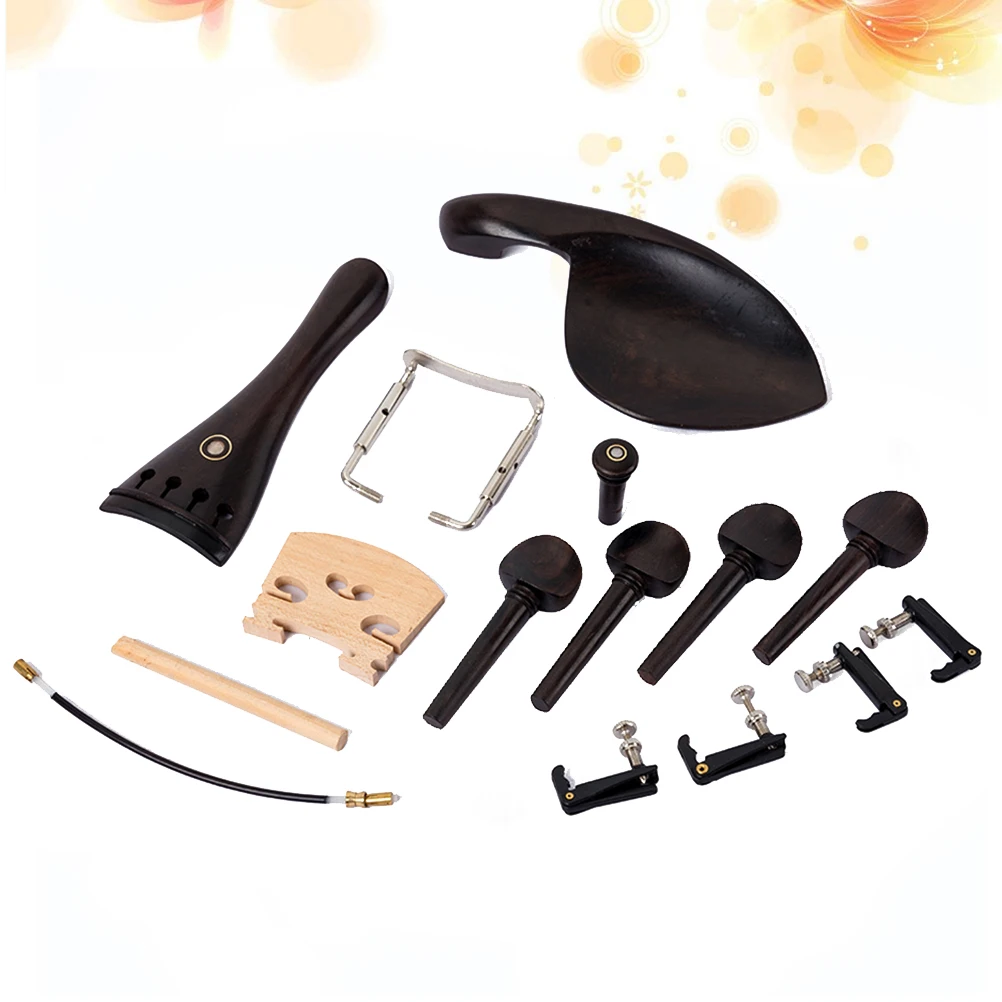 

Violin Accessories Endpin Bridge Chinrest Screws Tailpiece Fiddle Wrench Rests Neck Head Parts and