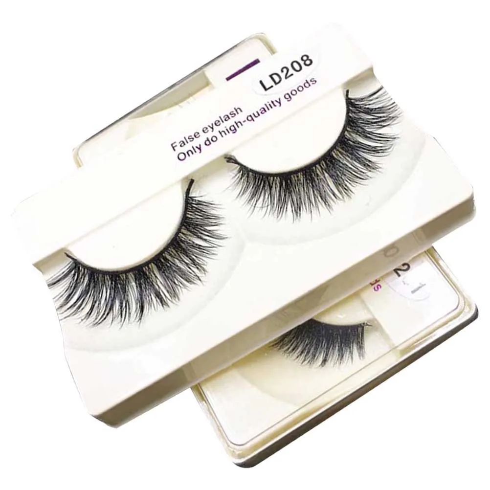 

Pair of Premium False Eyelashes Long Thick Natural Lashes for Women Easy to Apply Remove Daily Wear Fake Lash Extensions