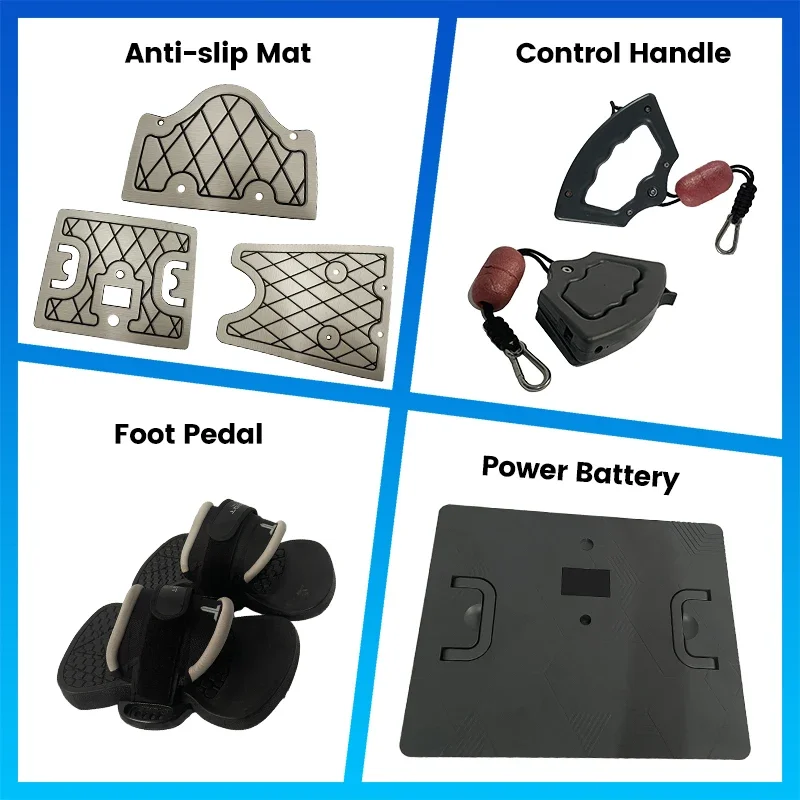 Rotomolding Factory, material plástico, potencia deportiva, juego eléctrico de agua de mar, tabla de surf de velocidad con soporte de chorro de Surf con batería