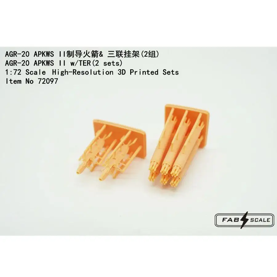 FAB FA72097 1:72 AGR-20 APKWS Il Guide Rocket مع 2 stes) مجموعات مطبوعة ثلاثية الأبعاد
