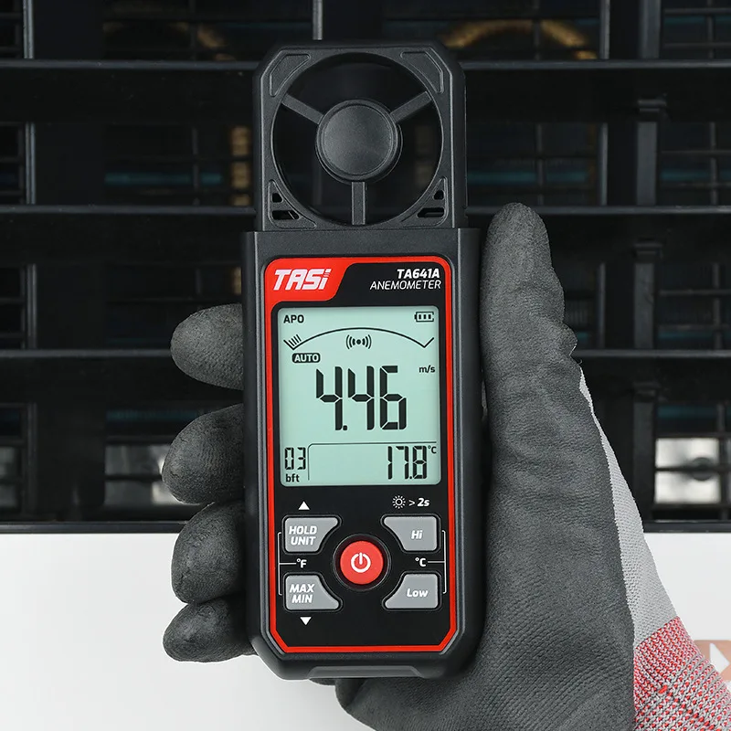 TA641B High‑Accuracy Portable Anemometer Hand‑Held Wind Speed Air Volume Tester for On‑Site Air Parameter Measurement