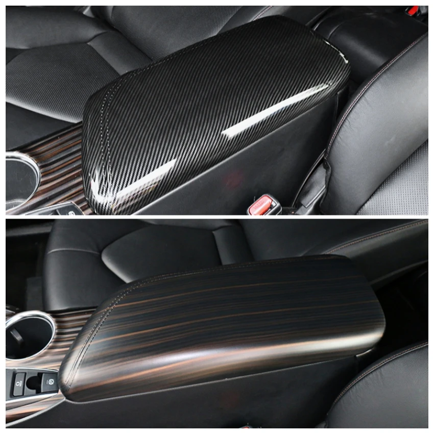 

For Toyota Camry 2018-2020-2022 Car Styling Accessories LHD Armrest Storage Box Mats Cushion Cover Protector Anti-Kick Cover