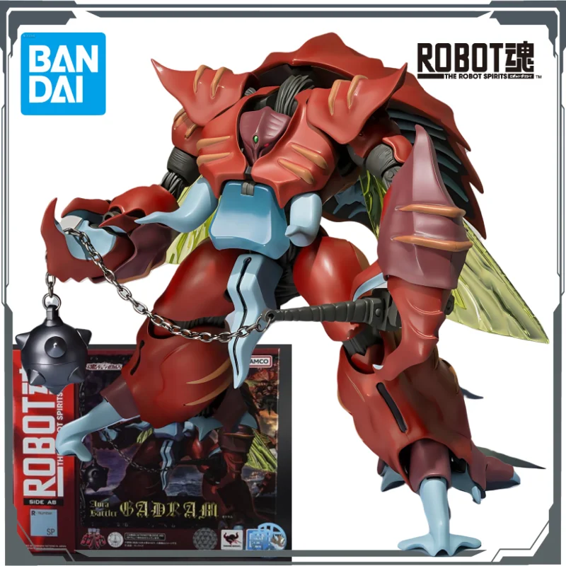

Bandai оригинальная ROBOT Soul, ограниченная серия Gadram, аниме, мобильная кукла в сборе, модель ручной работы, коллекция игрушек, аксессуары, подарки