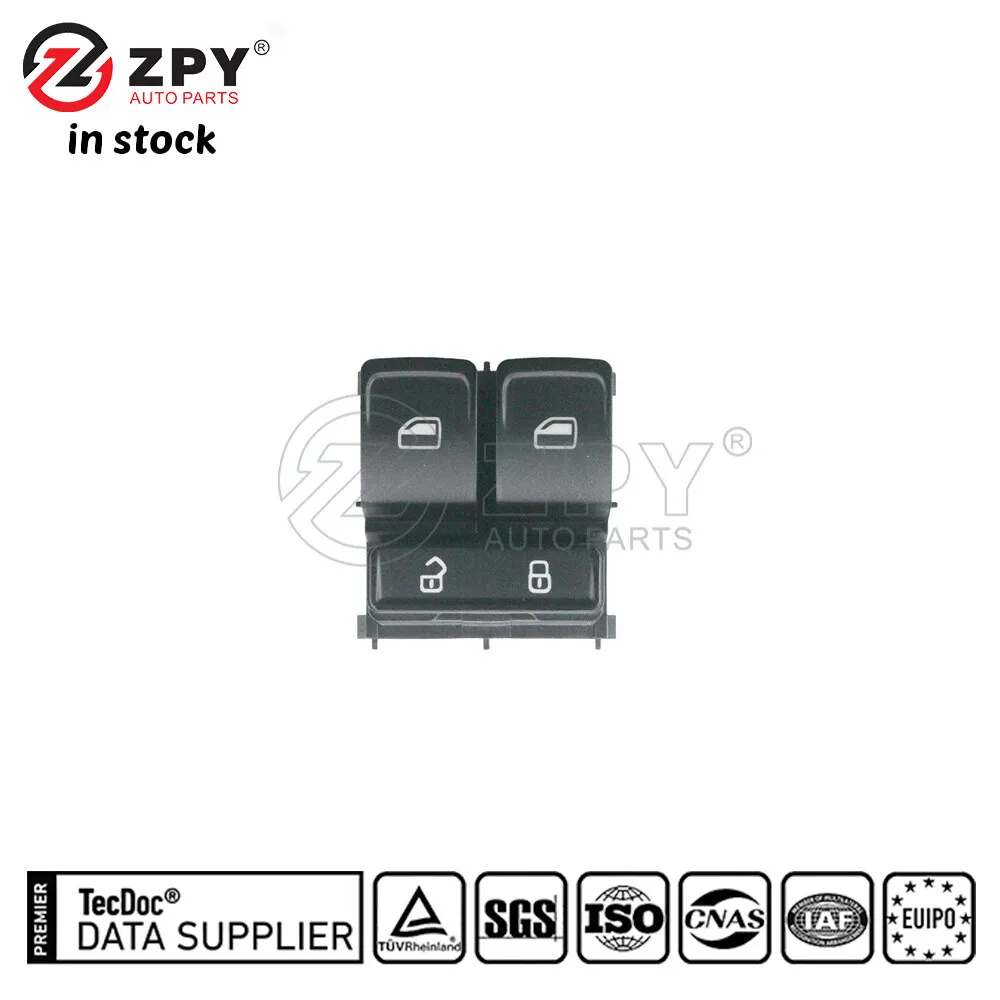 ZPY مفتاح نافذة الطاقة الأمامي الأيسر الجديد لسيارة Volkswagen Jetta 34D 959 858 #4