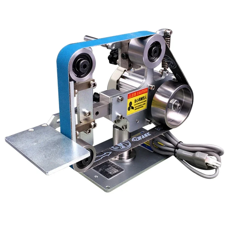 S3 Abrasive Belt Machine 220V/110V Small Vertical and Horizontal Household Brushless Sand Belt Machine Polishing Fixed