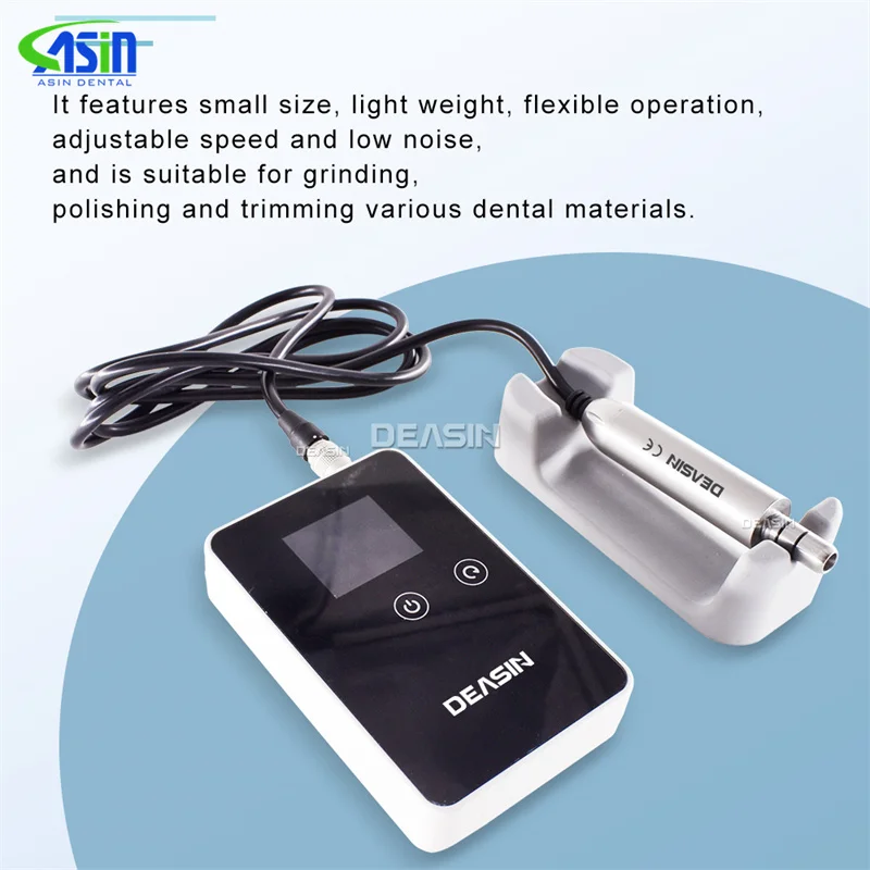 DEASIN Lab Equipment Micromotor Polisher Dental E-Type Micro Motor Plaster Grinding Polishing Handpiece Dentist Equipment Tool