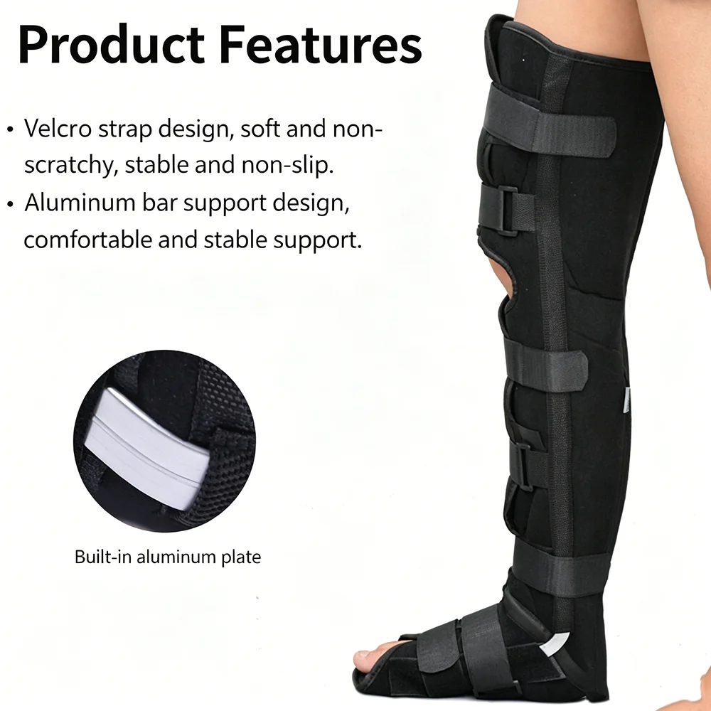lower limb thigh,tibia and fibula,Foot Drop Splint Joint Support Calf Support Strap Ankle Fracture Dislocation Ligament Fixator