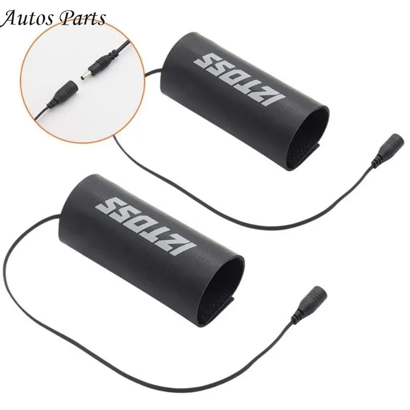 57BA Winter USB Heated Grips Handlebar Heater Warmer Removable for Snow Motorcycles view 3