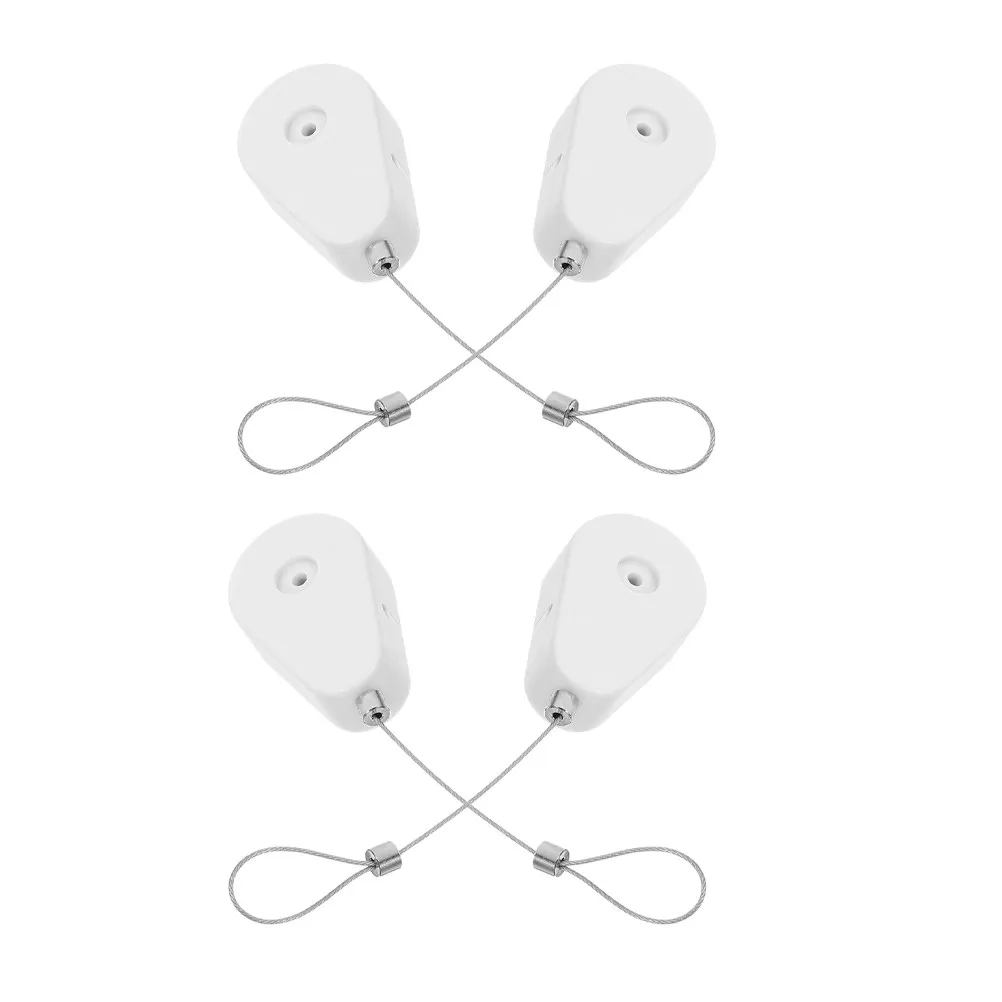 1Set Retractable Security Cable Lock Auto-Retracting Steel Wire Anti-Loss Function for Devices Portable Safety Cable Lock Wire