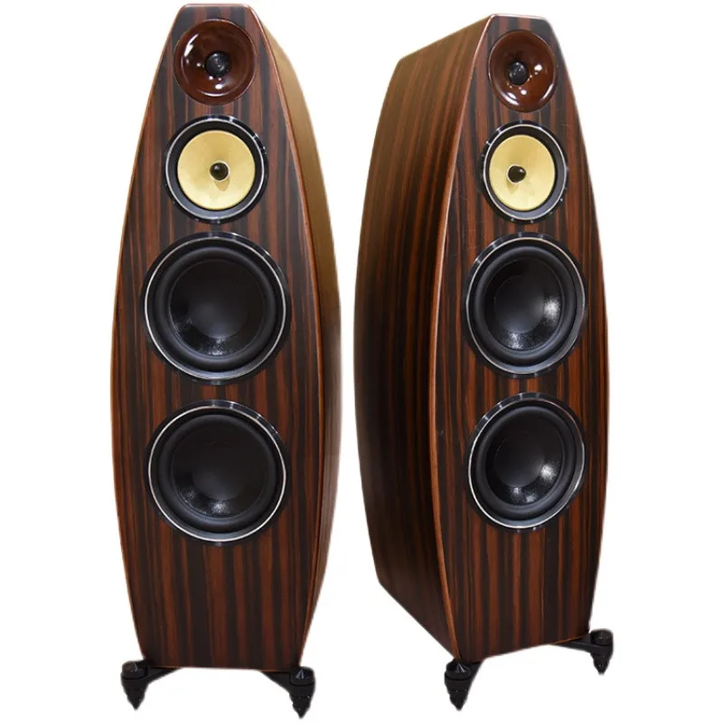 GYS-01 Dual 8-inch Three-way Audio Fever Home Theater HiFi Pair Box Loudspeakers 6Ohm/ 150W