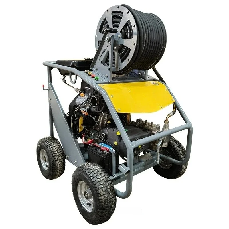 

New 23hp/35hp High Pressure 150bar 60m Water Jet Cleaning Truck Sewer Drain Pipe Dredging
