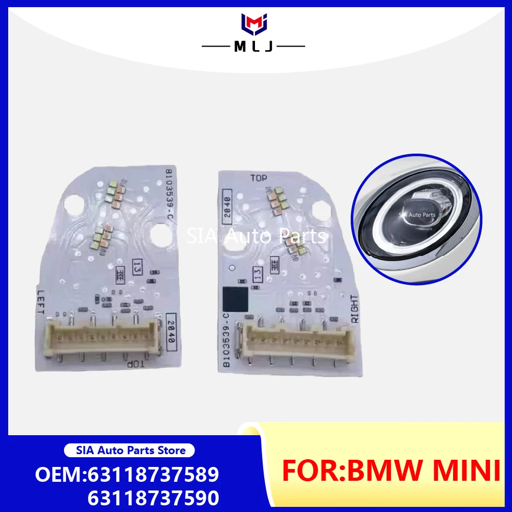 

63118737589 63118737590 For 2019-2021 BMW Mini Cooper F54 F55 F56 F57 Clubman LCI DRL Board LED Headlight Daytime Running Light