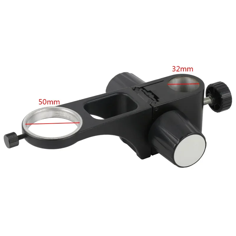 50mm Diameter 32MM Adjustable Zoom Industry Microscopes Support Holder Focusing Bracket For Video Microscope Camera