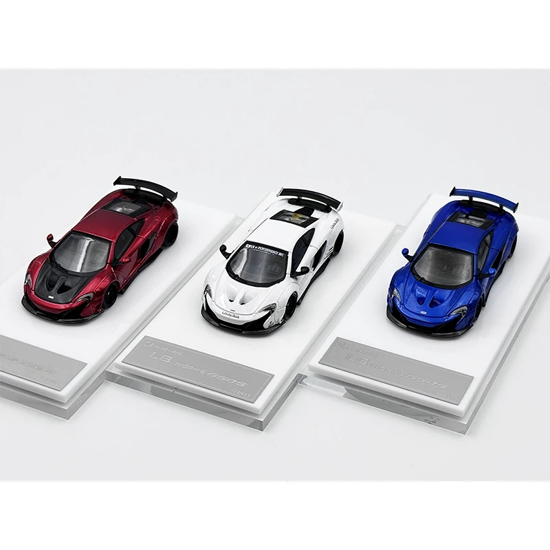 Star In Stock 1:64 LBWK MCL 650S Replaceable Wheels Diecast Diorama Car Model Collection Toys