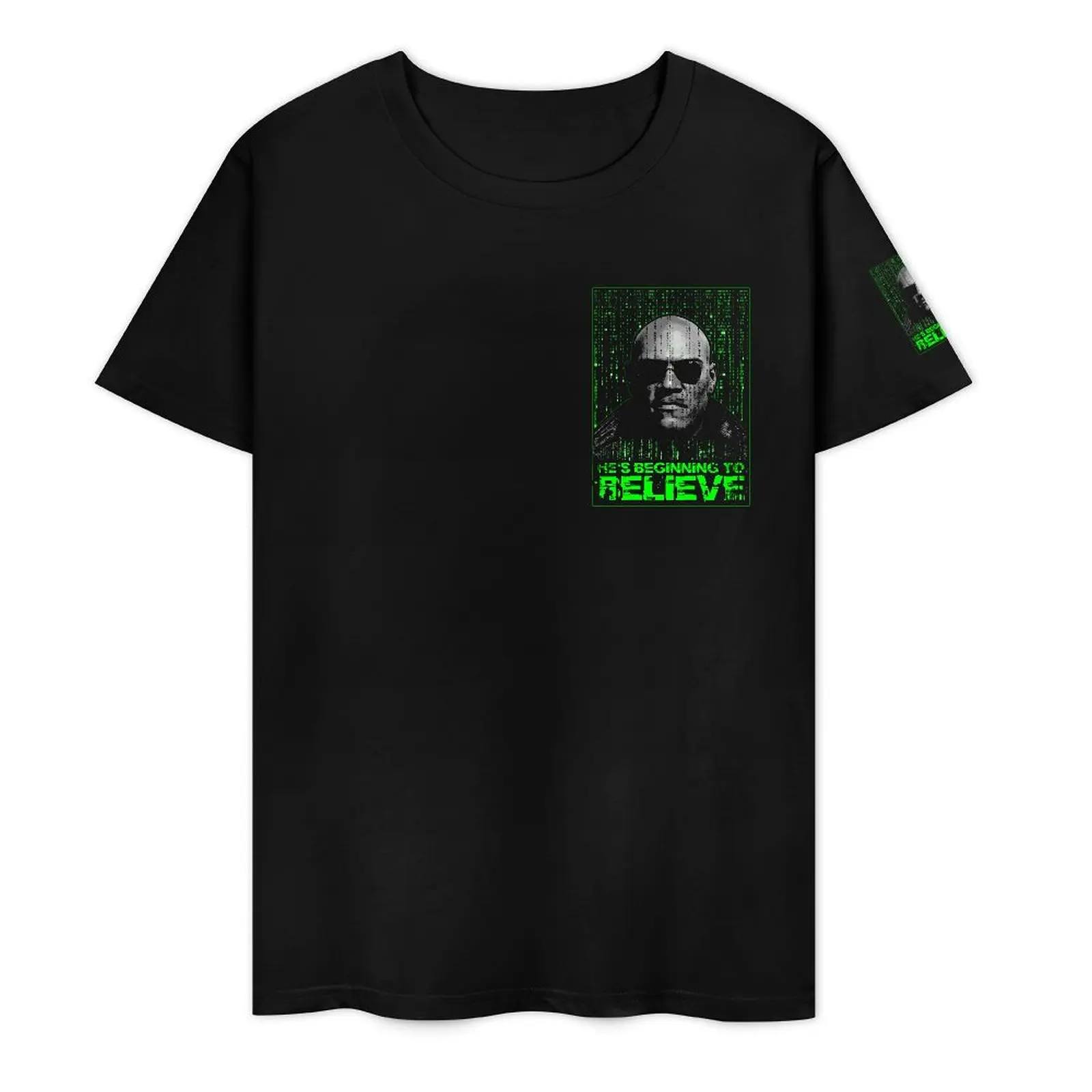 The Matrix Sci Fi Morpheus Classic For Sa Tees Graphic Vintage T-shirt Harajuku  Move  Funny Novelty Fitness USA Size