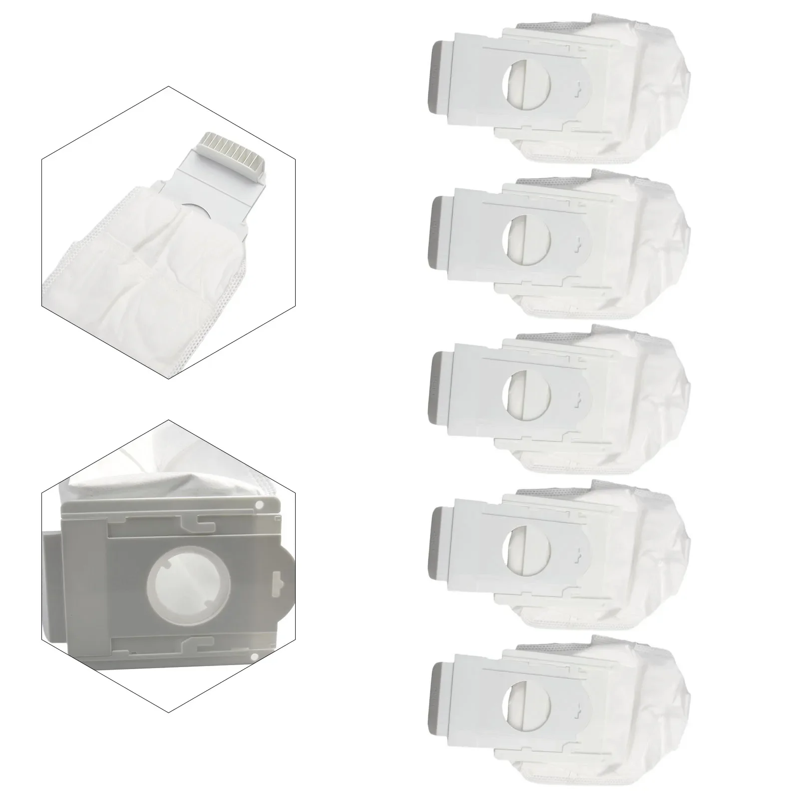 

Premium Replacement Vacuum Cleaner Bags for Samsung Jet 90 75 70 60 Series Compatible with VCASAE903 VCASAE904 (Pack of 5)