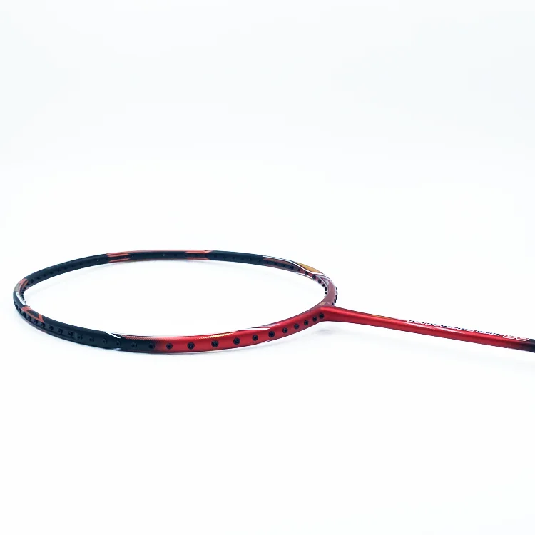 

Factory Custom 100% Carbon Fiber Badminton Racket Soft Hardness with High Durability Tension PU Grip for Sport Offensive Use