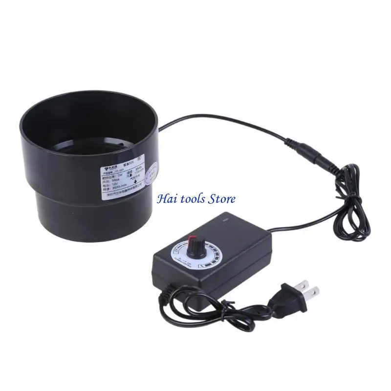 

X37E Тихий вентилятор 12 В 4 дюйма Вытяжка для труб для ванной комнаты Кухня 4 дюйма