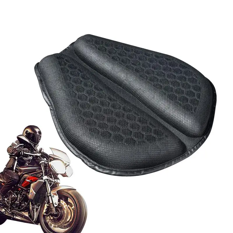 Motorcycle Seat Cushion Anti-Slip Inflatable 3D Blow Ergonomic Cushion Seat For Outdoor Commuting Travel Motorcycle Accessories