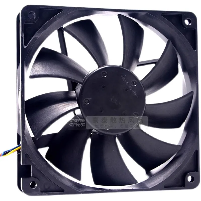 Original 12CM 120 * 120 * 25MM 12V 0.72A 4710KL-04W-B56 four wire PWM temperature controlled CPU chassis cooling fan