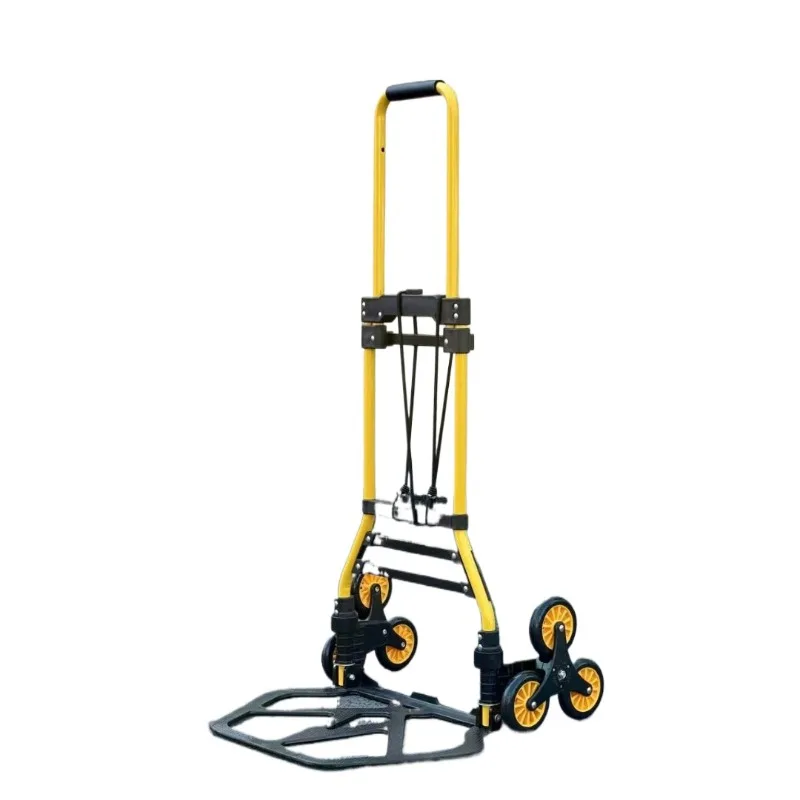 

Folding trolley camping stall outdoor portable four wheels