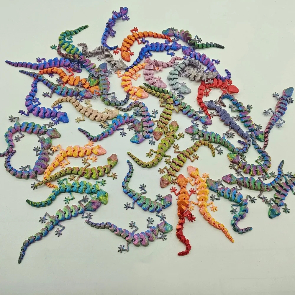 Nuevas Figuras de Lagarto, Juguetes de Animales con Articulaciones Móviles, Regalo Creativo para Niños, Decoración para el Hogar, Simulación de Lagarto, Regalos para Niños f888-fro