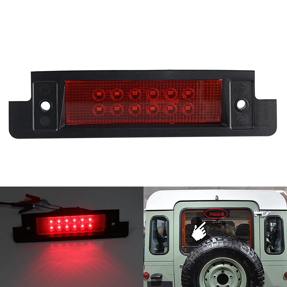 

1pc Third Brake Light Fit for Land Rover Discovery Defender 90/110 LED 3Rd Brake Light High Mount Stop Light XFK100290