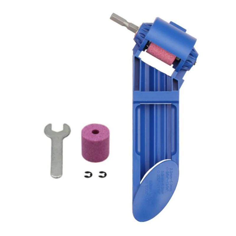 Drill Bit Sharpening with Grinder Wrench and Stone for Easy Use in Workshop Dropship
