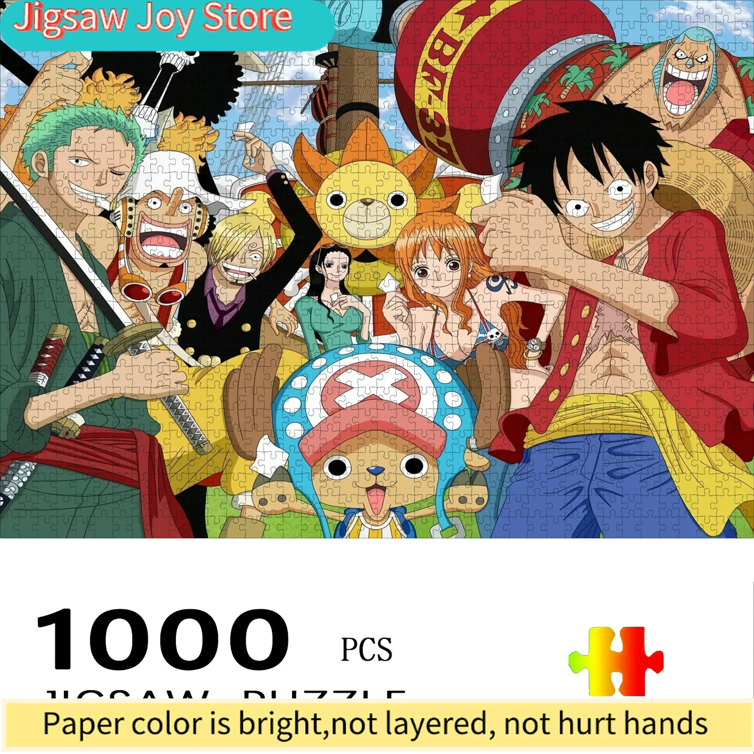

Boxed s Puzzle, Nautical Anime Themed Patterns, High-Difficulty Paper Jigsaw Puzzle - Large Interactive Game for Adults and Fa