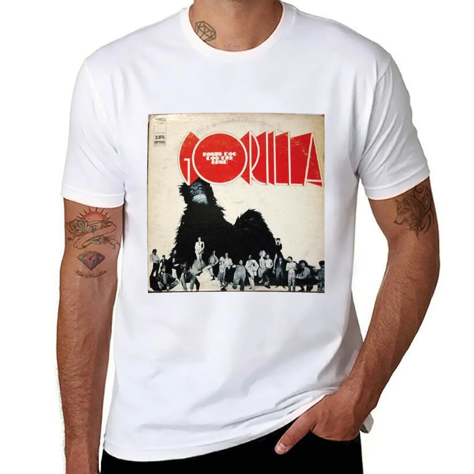 

Bonzo Dog Doo Dah Band Gorilla T-Shirt man t shirt designer t shirt personalised T-Shirt