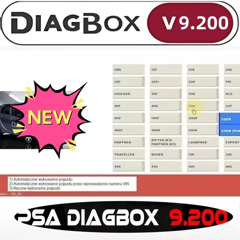 2026 Latest version DIAGBOX 9.2 Car Diagnostic Tool for up to 2024 Models No Virtual Machine Needed Automotive Repair  Tool