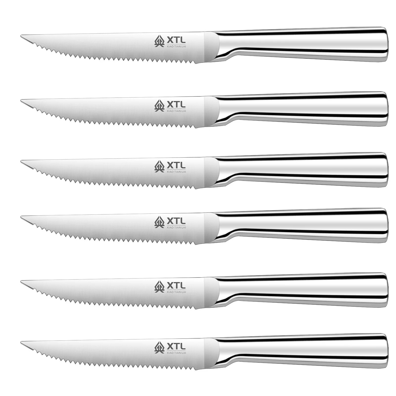 Steak knife set stainless Steel Blade Kitchen Knives Handle Sharp Dinner Knife Meat Cutter bread kitchen knives set