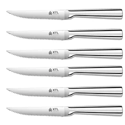 Steak knife set stainless Steel Blade Kitchen Knives Handle Sharp Dinner Knife Meat Cutter bread kitchen knives set