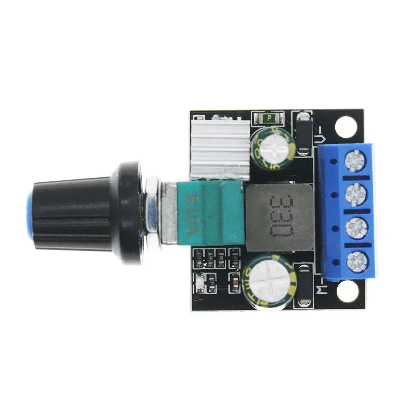 Cooling fan speed regulator fish tank submersible pump PWM DC motor brushless chassis with brush switch LED dimming